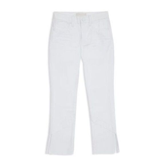 Size Kids 10 Habitual Girl Flood Length Twill Whit - Picture 1 of 1